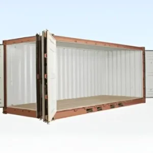 20ft open side container