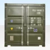 10FT X 8FT SHIPPING CONTAINER (ONE TRIP) GREEN (RAL 6007) - Image 3